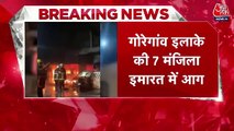 Massive fire broke out in seven-storey building in Goregaon