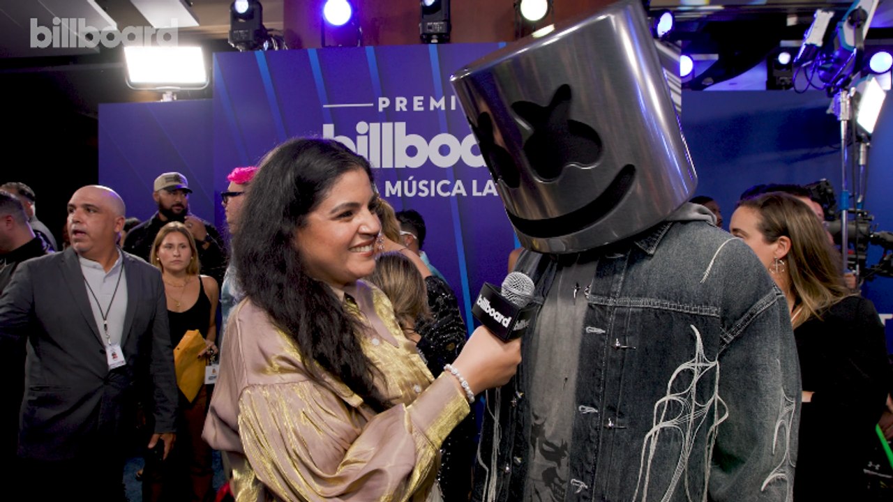 Marshmello on Creating "El Merengue" with Manuel Turizo & Working With Young Miko and Farruko  | Billboard Latin Music Awards 2023