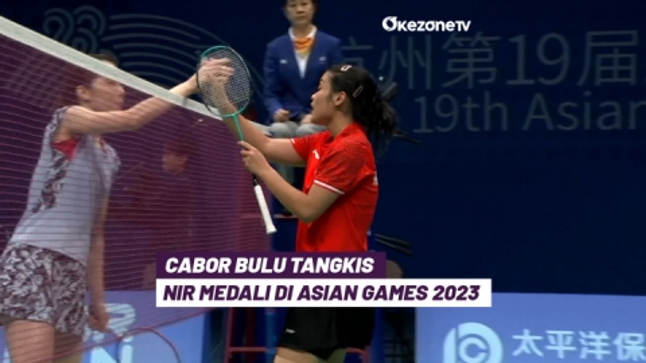 Highlights Asian Games 2023 : Gregoria Mariska Tunjung Tersingkir, Bulu Tangkis Indonesia Gagal Sumbang Medali