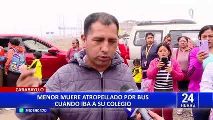 Tragedia en Las Lomas de Carabayllo: Bus atropella y mata a escolar cuando iba a su colegio