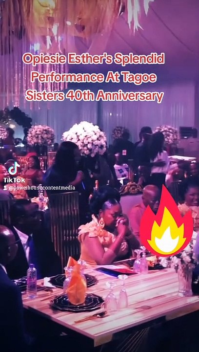 Opiesie Esther's Splendid Performance At Tagoe Sisters 40th Anniversary. #tagoesisters40 #tagoesistersat40 #opiesieesther #tagoesisters
