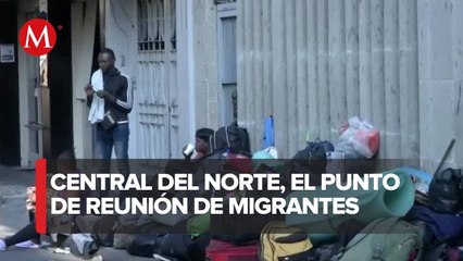 La Central de Autobuses del Norte se ha convertido en una parada común para los migrantes