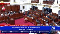 Rafael Vela Barba: suspenden por ocho meses al fiscal por 