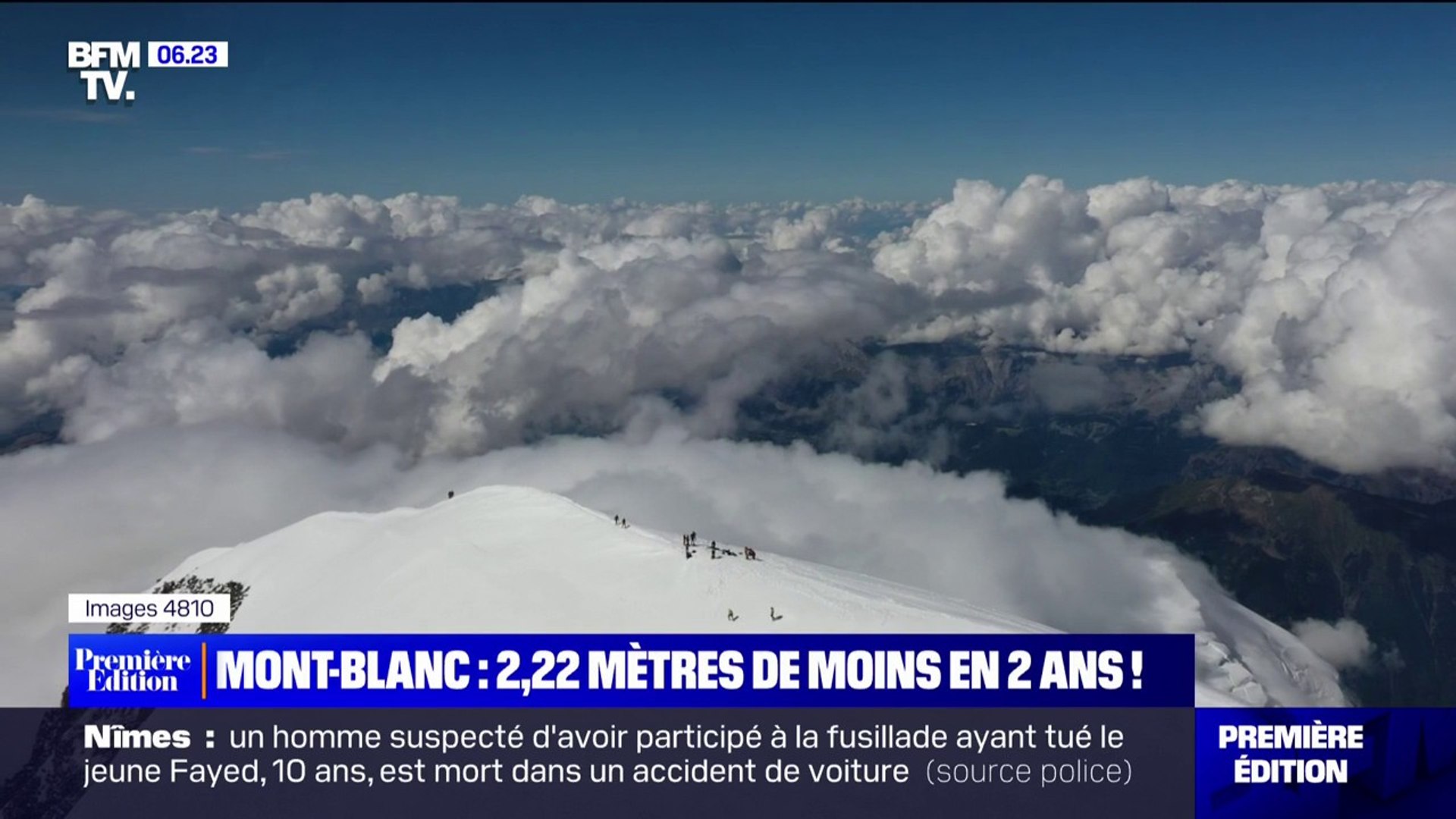 Le Mont Blanc a perdu deux mètres en deux ans - Vidéo Dailymotion