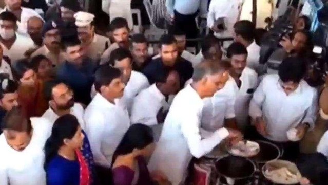 రంగారెడ్డి: కేసీఆర్ అల్పాహార పథకాన్ని ప్రారంభించిన మంత్రి హరీష్ రావు