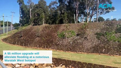 Waratah West flooding upgrade - Oct 2023