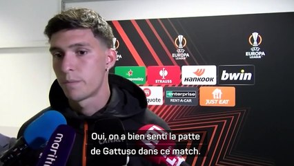 Balerdi : "Les efforts à l'entraînement, ça a bien changé"