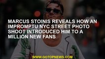 Marcus Stoinis reveals how an impromptu NYC street photo shoot introduced him to a million new fans