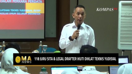 Juru Sita dan Legal Drafter Ikuti Diklat Teknis Yudisial untuk Pelajari Hal ini - MA NEWS