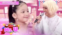 Mini Miss U Princess dreams of working on a project with Vice Ganda | It’s Showtime Mini Miss U