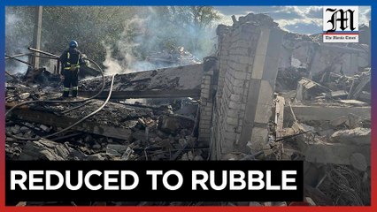 Russian strike on cafe kills 51, Ukrainian officials say