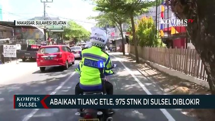 Abaikan Tilang Etle, 975 Stnk Di Sulsel Diblokir