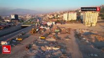 Deprem şehri Kahramanmaraş 8 ay sonra havadan görüntülendi