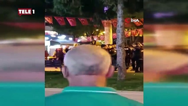 Taciz iddiasına meydan dayağı! Linçten polis kurtardı