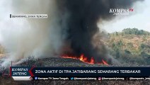 Zona Aktif di TPA Jatibarang Semarang Terbakar