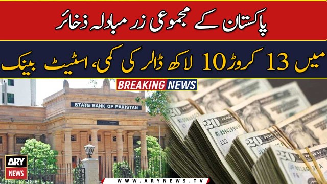 Pakistan’s foreign exchange reserves reach $13.03 billion