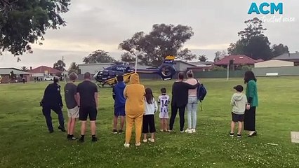 Boy, 12, airlifted to hospital after being hit by a car on Cabbage Tree Lane