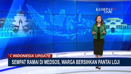 Sempat Ramai di Medsos, Warga Kabupaten Sukabumi Akhirnya Bersihkan Pantai Loji