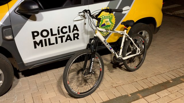 PM recupera bicicleta antes de vítima perceber o furto na Rua Castro Alves