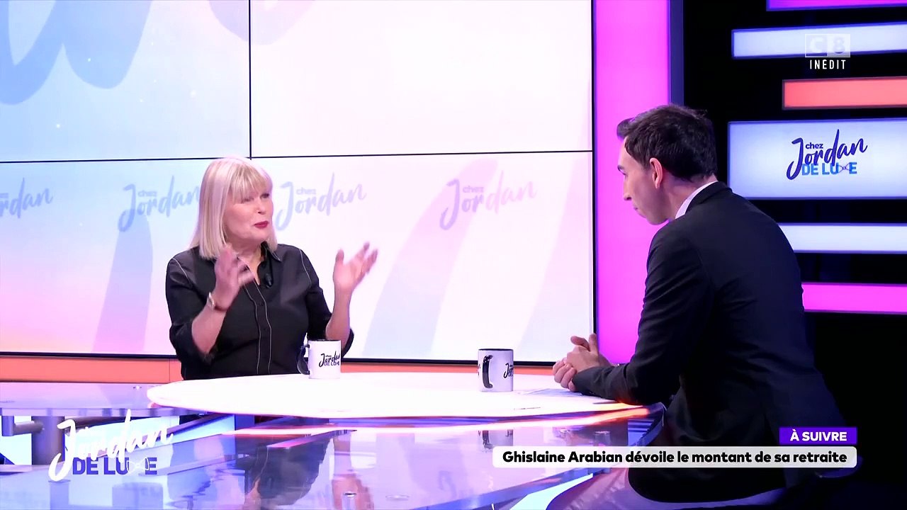 Ghislaine Arabian invitée de l'émission "Chez Jordan", sur C8