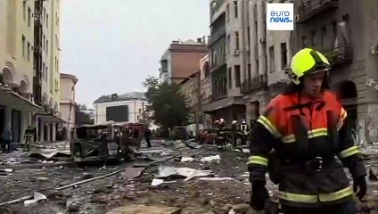 Zelenski condena el nuevo ataque ruso contra Járkov que mató a un niño de 10 años