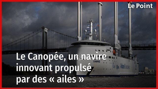 Le Canopée, un navire innovant propulsé par des « ailes »