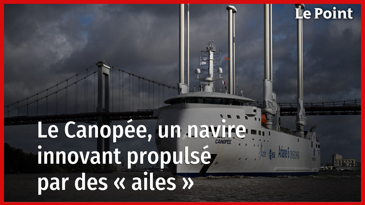 Le Canopée, un navire innovant propulsé par des « ailes »