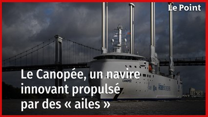 Le Canopée, un navire innovant propulsé par des « ailes »