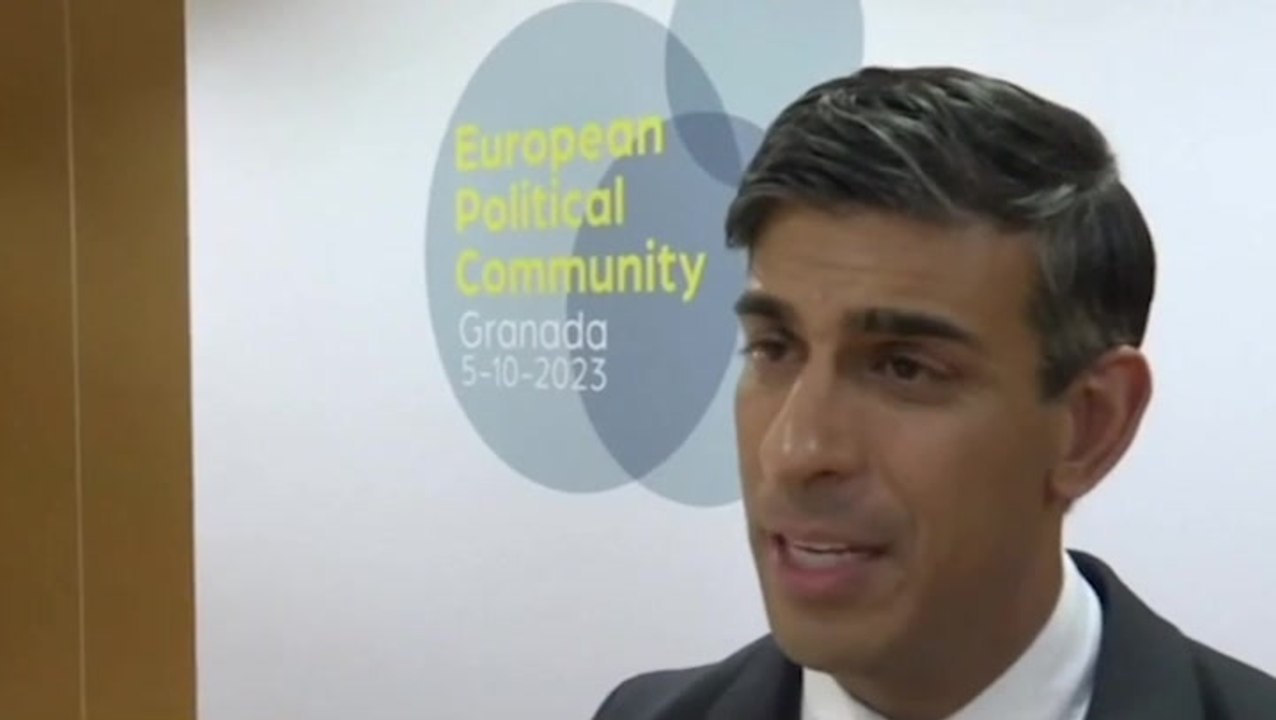 Rishi Sunak says Russia’s attack on Ukrainian supermarket shows Putin’s ‘barbarity’