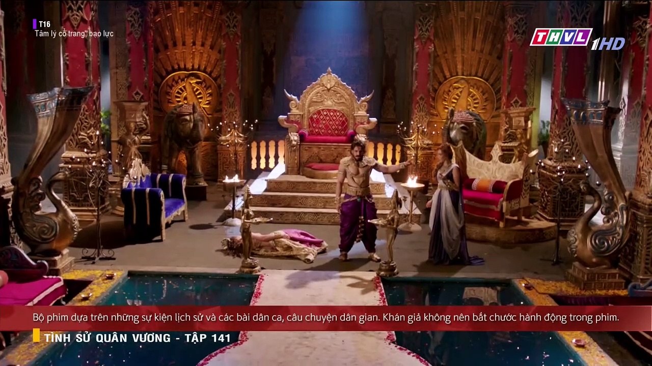 tình sử quân vương tập 141 - THVL1 lồng tiếng - phim ấn độ - xem phim tinh su quan vuong tap 142
