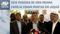 Dino anuncia verbas para segurança na Bahia após nova chacina e volta a criticar liberação de armas