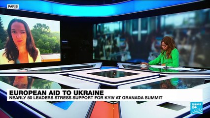 Granada summit: European leaders rally around Zelensky but say can't fill US funding gap