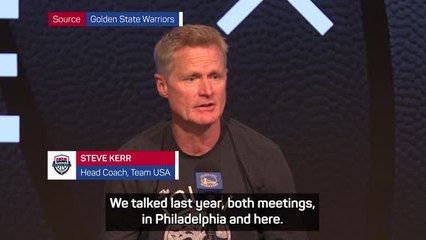 Kerr overjoyed with Embiid's Team USA decision