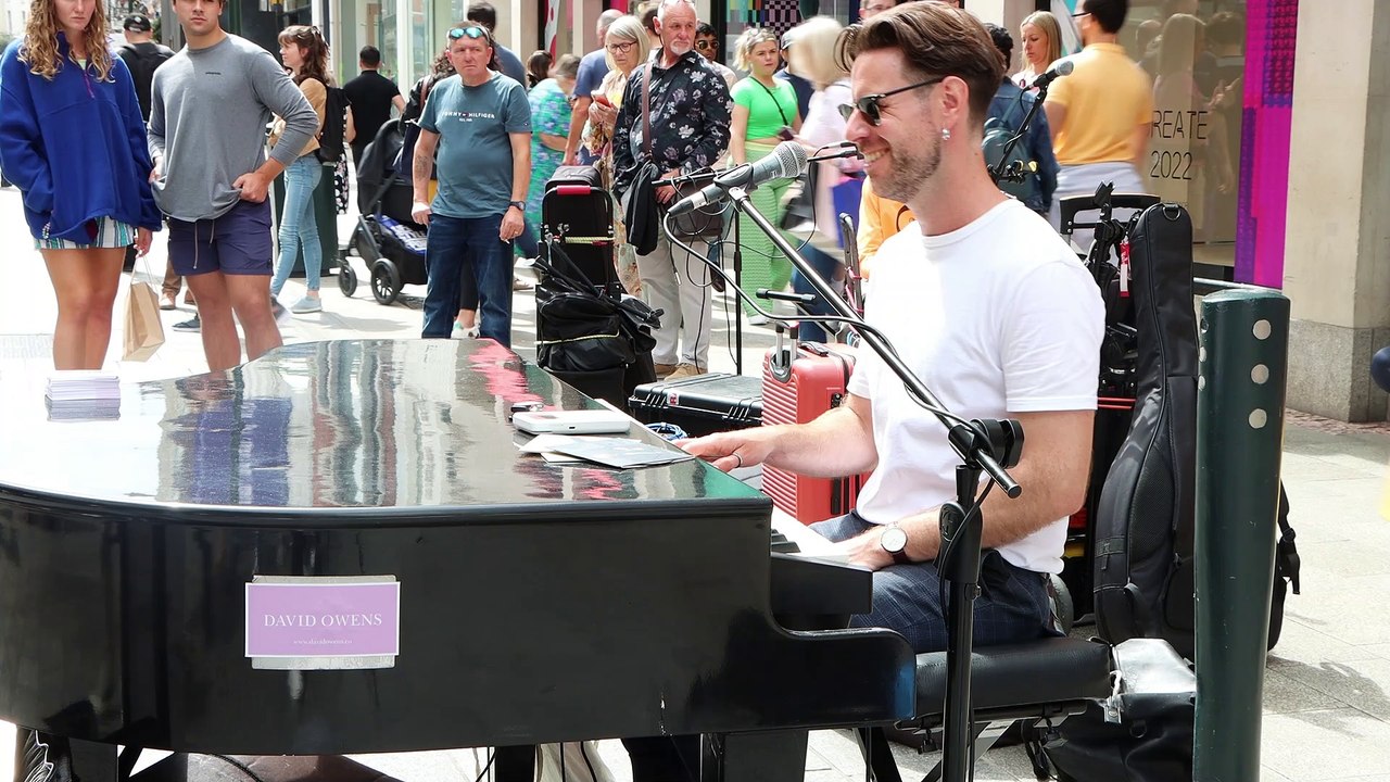 David Owens Life Orginal song Numb from Grafton Street Dublin Ireland