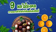 ผลไม้มงคล 9 อย่าง ความหมายดี