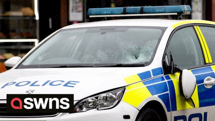 Schoolboy in hospital after hit by police car