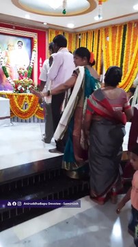 Shraddhavans take Darshan of Hanuman idol carved by Sadguru Aniruddha Bapu _ Hanuman Purnima Utsav 2609