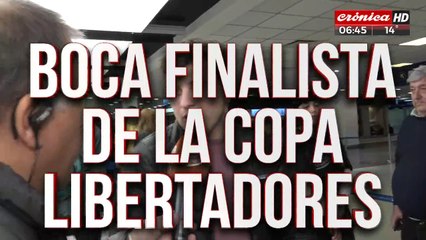 Boca finalista: miles de personas recibieron al equipo en Ezeiza