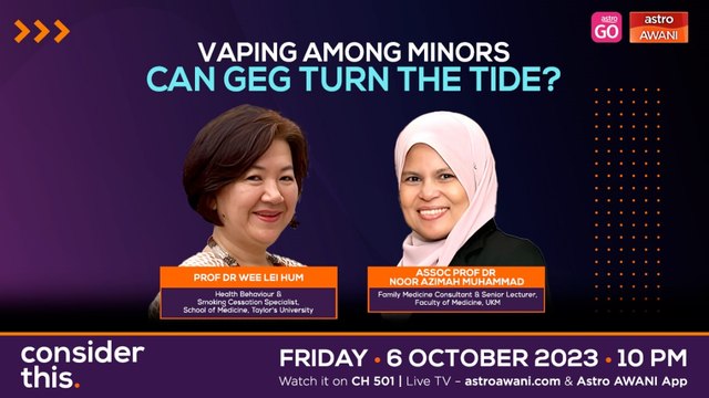 Consider This: Vaping Among Minors (Part 1) — Can the GEG Bill Turn the Tide?