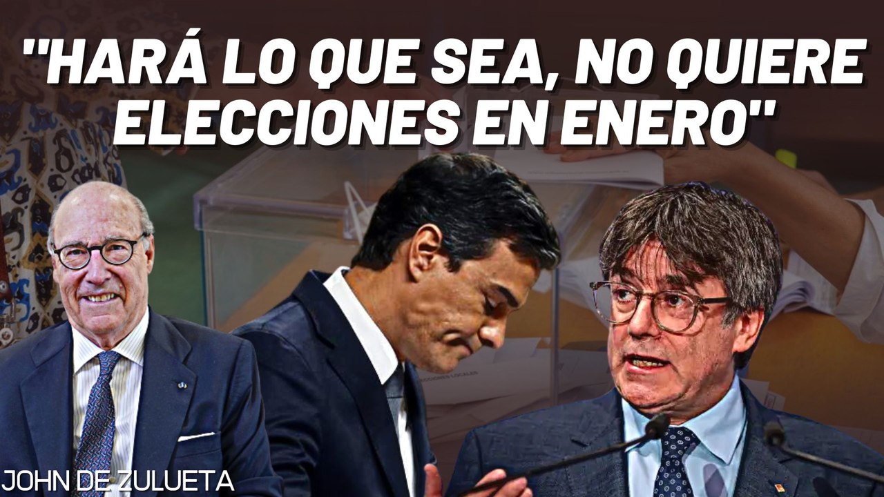 John de Zulueta revela por qué Sánchez no quiere elecciones en enero: "Está preocupado"