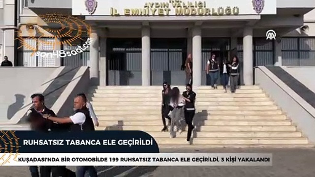 Aydın'daki silah kaçakçılığı operasyonunda 3 kişi gözaltına alındı