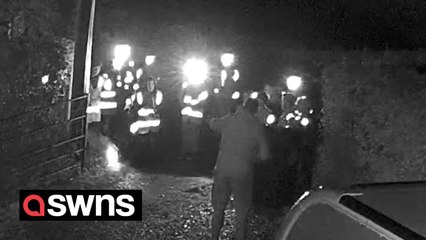 CCTV shows cub scouts aged 7-10 "dodging traffic" after getting lost during the night