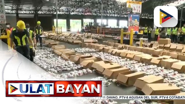 Container van na naglalaman ng bilyong halaga ng hinihinalang shabu, nasabat sa Manila Port Area