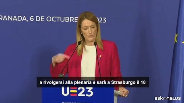 Metsola annuncia intervento premier armeno in plenaria a Strasburgo