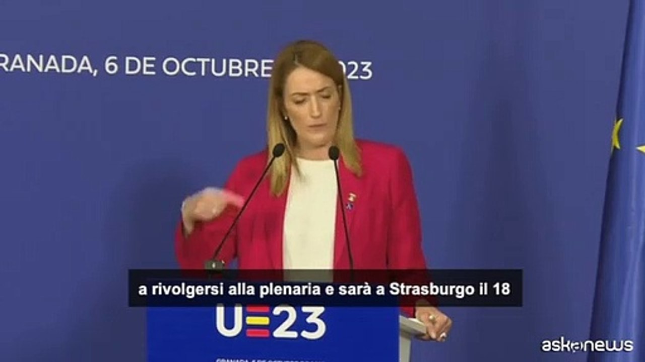 Metsola annuncia intervento premier armeno in plenaria a Strasburgo