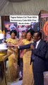 Prez Akufo-Addo Assisted Tagoe Sisters To Cut Their 40th Anniversary Cake