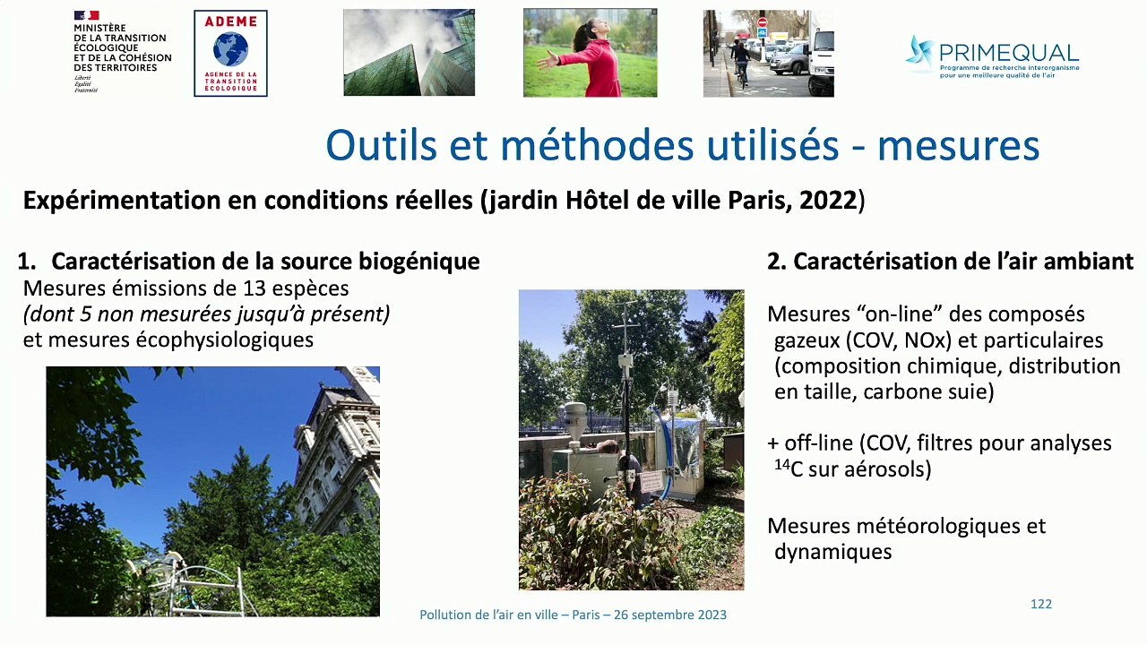 Replay PRIMEQUAL 2023 – Pollution de l’air en ville : de nouvelles connaissances pour réduire les émissions et les expositions - Transformer et aménager la ville – Place du végétal en ville.