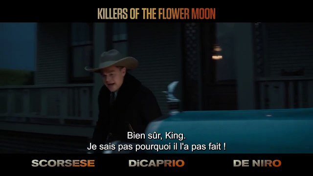 Killers of the Flower Moon EXTRAIT VO Devant, c'est devant, derrière, c'est derrière !