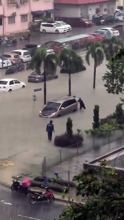 Floods in Kuala Lumpur, Malaysia today