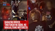 Babaeng driver, tinutukan ng baril ng nakaalitang motorista | GMA Integrated Newsfeed